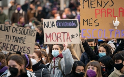 Imatge d'una concentració feminista | Roger Benet